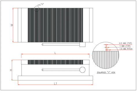 Rectangle Type Micro Pitch Permanent Magnetic Chucks I
